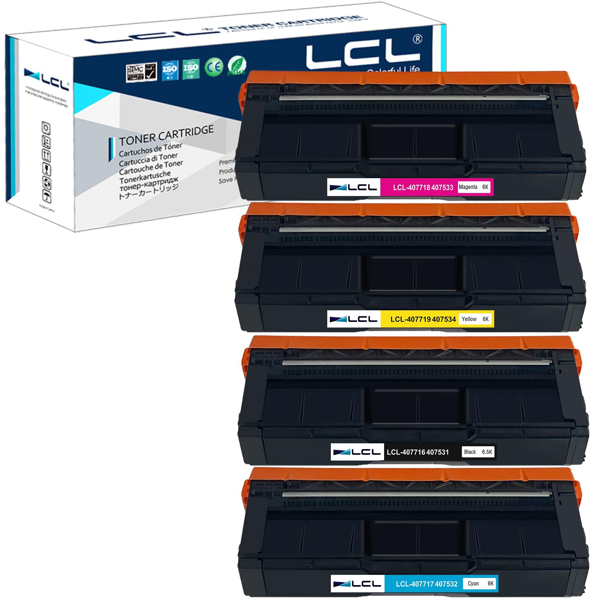 Tonerkartuschen 4er-Pack CMY für Ricoh SP C252DN/SF/SFW