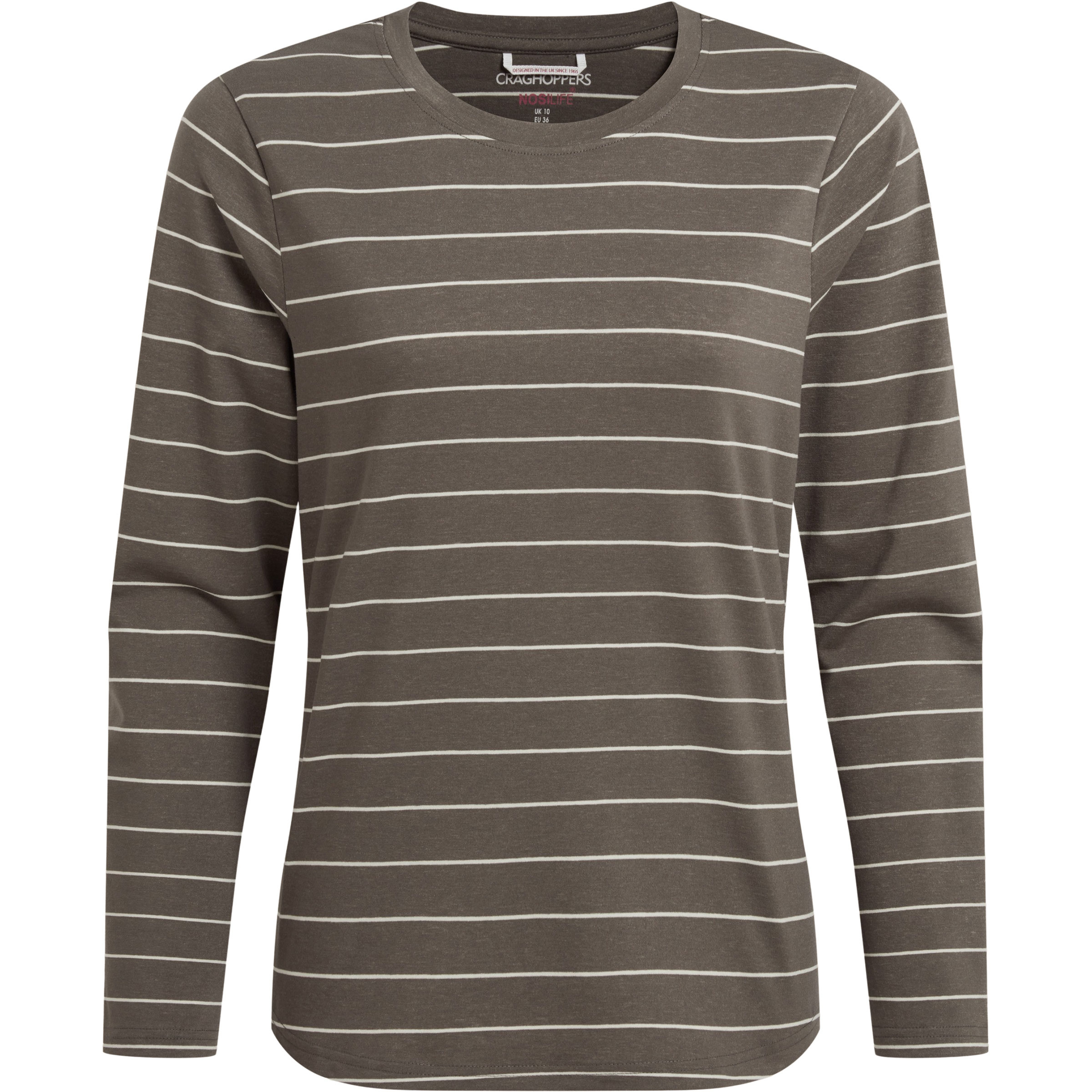 Craghoppers Nosilife Akona Damen Longsleeves oliv Größe L Camping Hautfreundlich