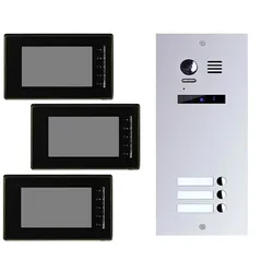 3-FAMILIENHAUS VIDEO TÜRSPRECHANLAGE 3xDT6910 SONY CCD