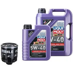 Ölwechselpaket Mahle Ölwechselset Liqui Moly 5W-40 Filtersatz VW GOLF V (1K1)