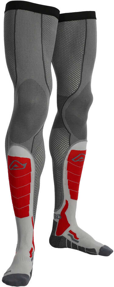 Calze Moto Acerbis X-LEG VENTED Grigio Rosso taglia L/XL