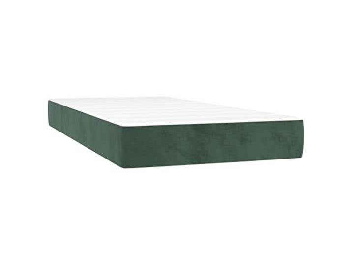 TUERYAFEK Taschenfederkernmatratze Mittel Dunkelgrün 120x190x20 cm Samt Weicher Samtbezug, Geräuschdämpfende Taschenfedern, Stützender Schaumstoff, Für Rücken Und Bauchschläfer