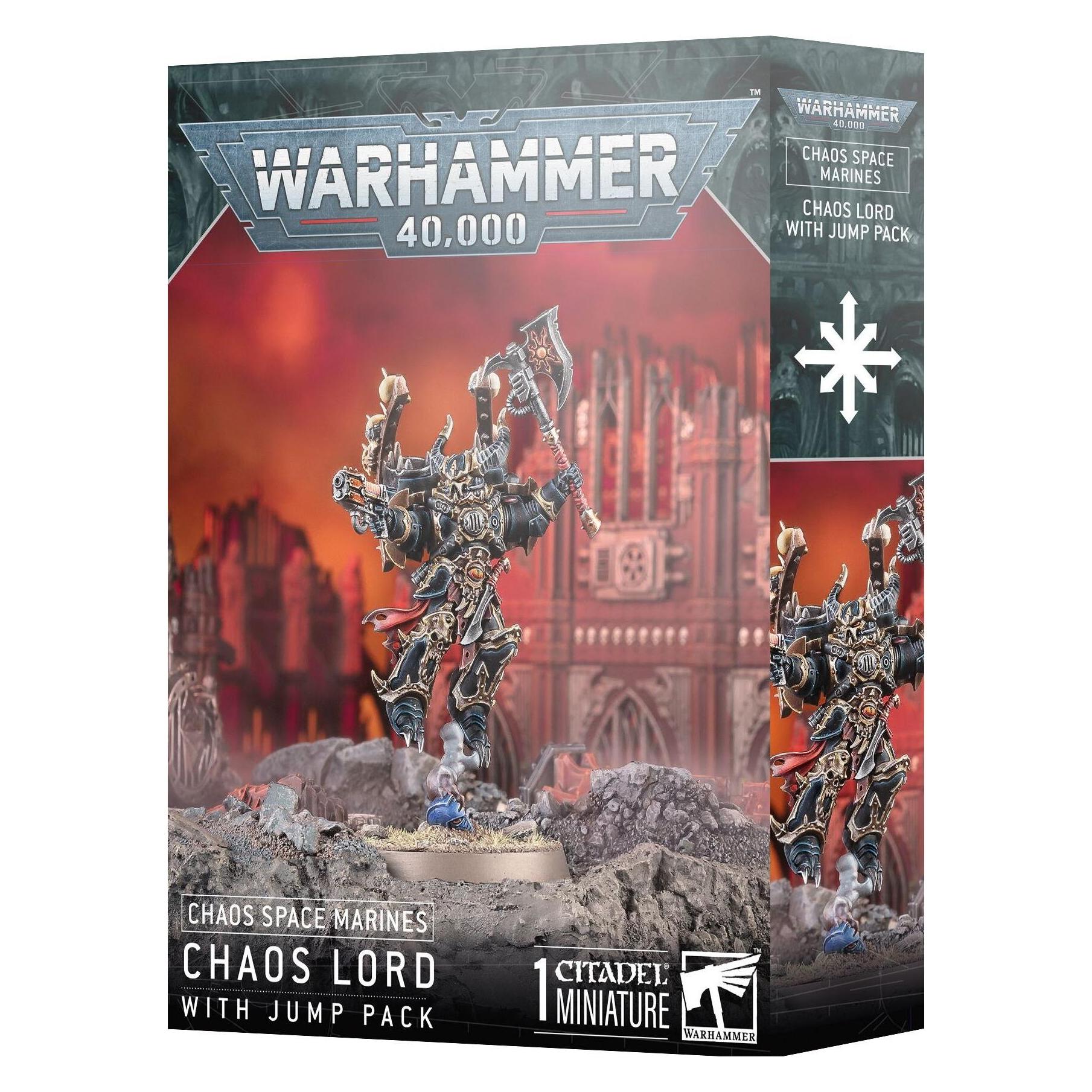 Games Workshop Chaos Lord With Jump Pack (2024) (Kunststoff) (43-101)