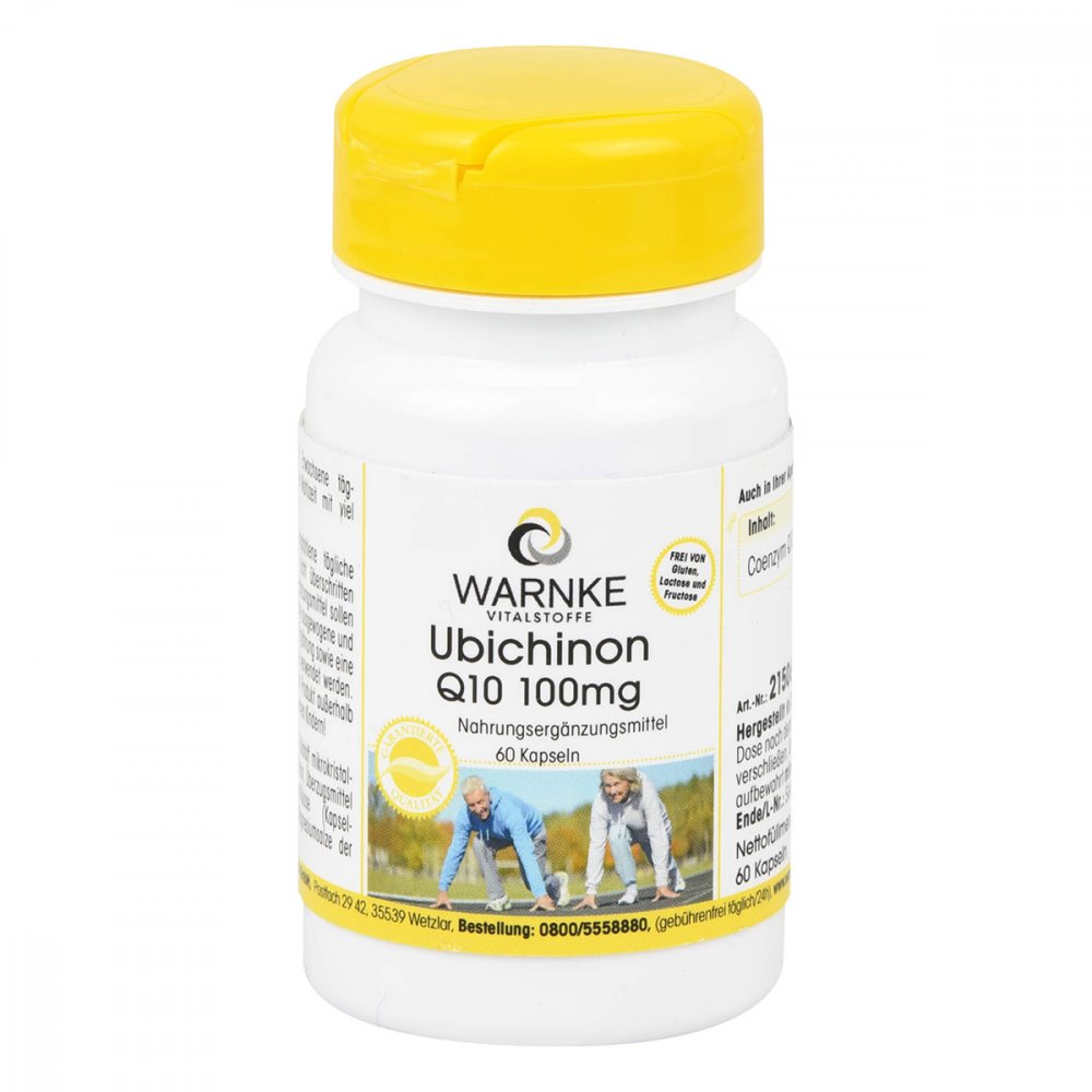 Warnke Vitalstoffe GmbH Ubichinon Q10 100 mg Kapseln 12343656