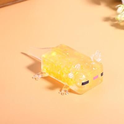 JoyToys Cute Axolotl Stress Toy Moldable Sensory Fidget For Stress Relief & Creative Fun yellow