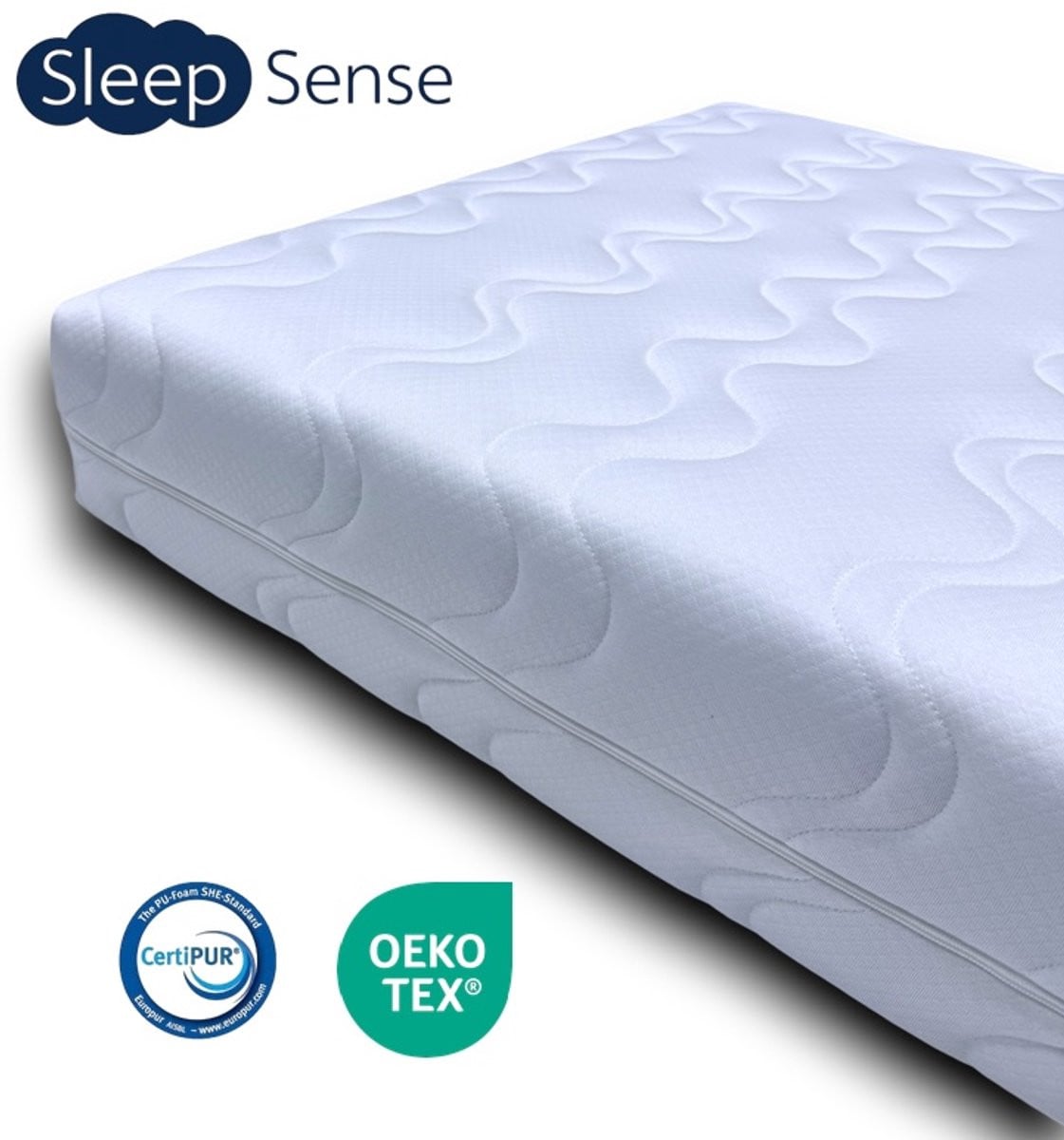 Sleep Sense Comfortschuim Hotel XXL koudschuim matras met afritsbare hoes, 160 x 200 cm