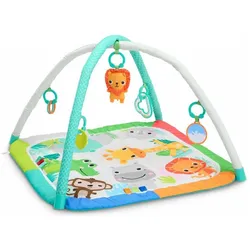 Bright Starts, Spielteppich + Spielmatte, Spielmatte Dschungel Bunt (90 cm)
