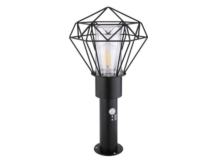 Globo Wegeleuchte, Klar, Schwarz, Metall, Kunststoff, 25.5x50x22.5 cm, CE, Bewegungsmelder, Lampen & Leuchten, Aussenbeleuchtung, Aussenleuchten