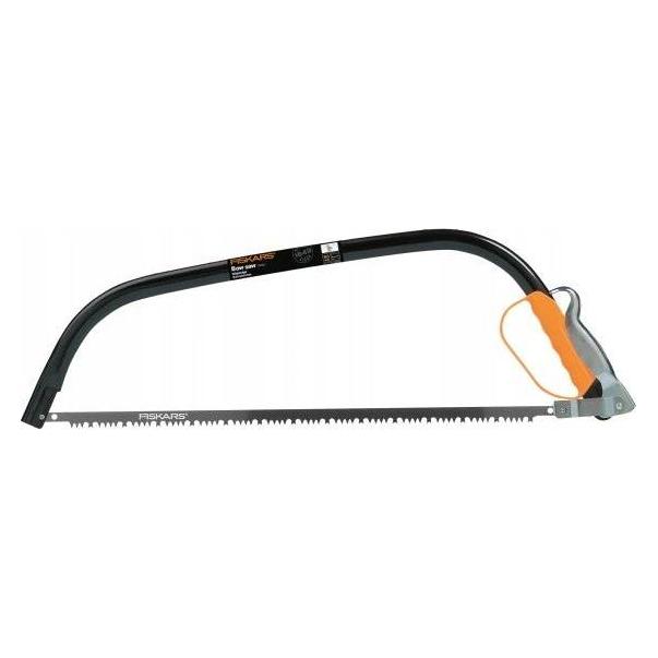 Fiskars Pro Handsäge für Holz, Laminat und PVC, Sägeblattlänge: 38 cm, 9 TPI, Schwarz/Orange, PowerT (1062930)