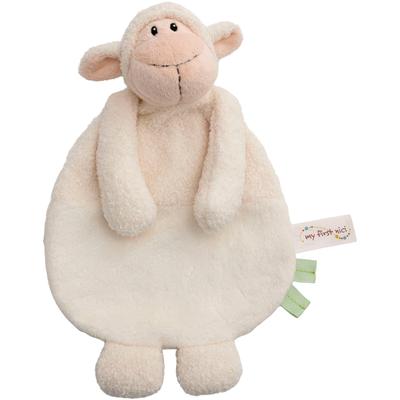 Schmusetuch NICI "My First Nici, Schmusetuch Lamm 25 cm", Baby, beige (weiß), Plüsch, Polyester, Schnuffeltücher