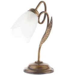 Tischleuchte Doppio giro bronzo Bronze max. 6 Watt