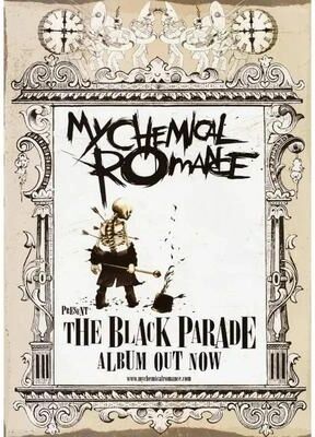Uplifted Finds "My Chemical Romance ""MCR"" Canvas Poster   Emo Rock Music Band Wall Art 40 X 60 Cm Unframed cj56073"