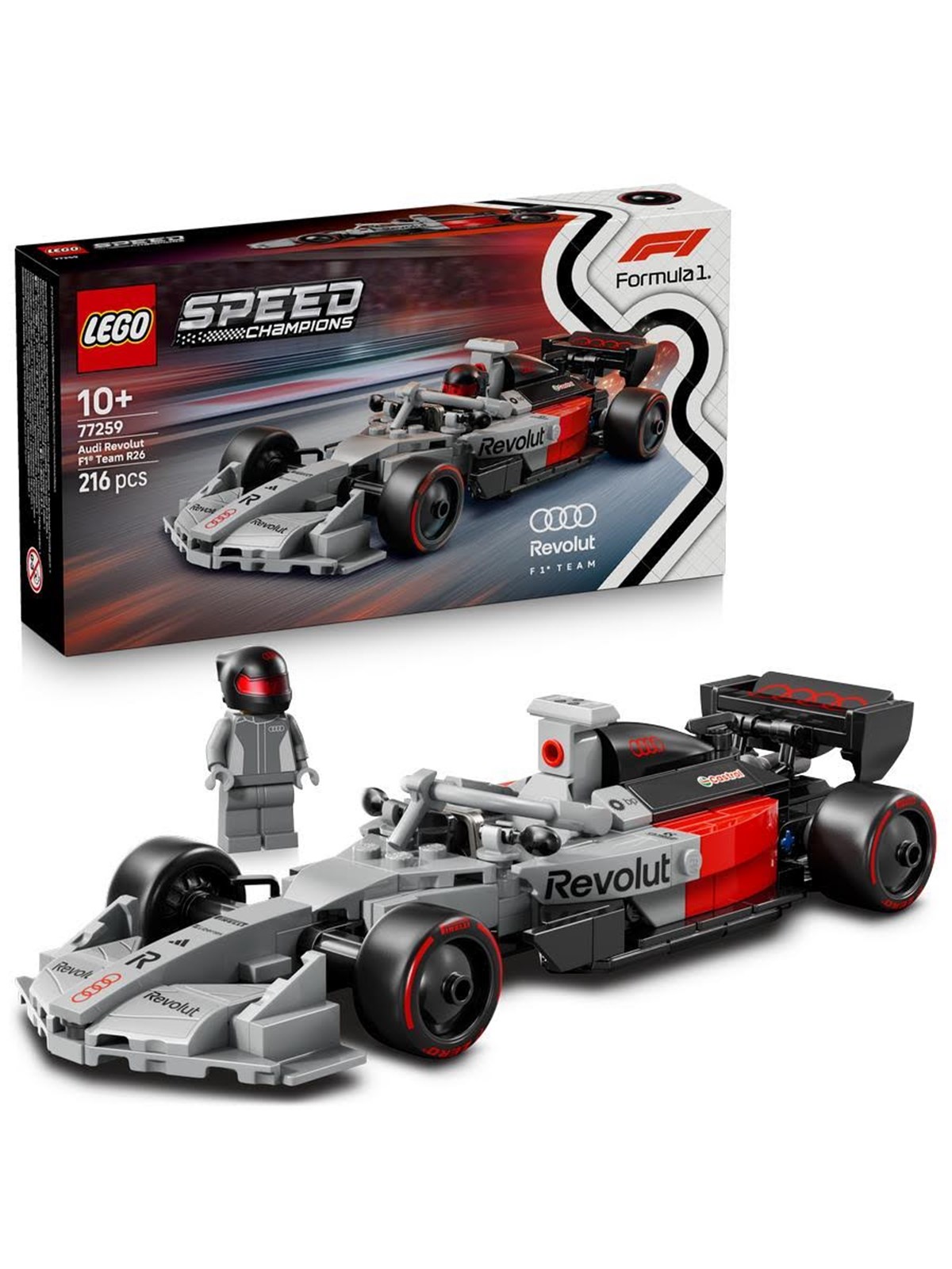 LEGO Speed Champions 77259 Audi Revolut F1 Team R26 Rennwagen