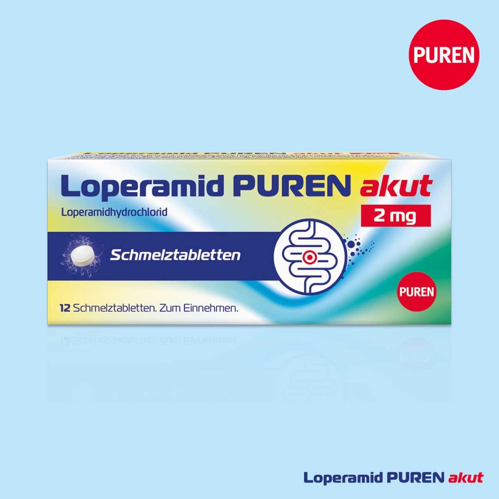 PUREN Pharma GmbH & Co. KG Loperamid Puren Akut 2 mg Schmelztabletten 18352171