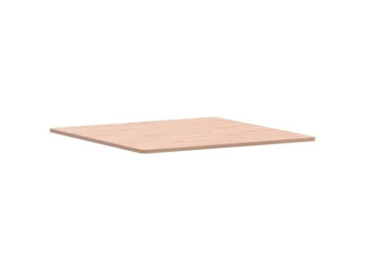 KTHLBRH Tischplatte 80 x 80 x 1,5 cm Massivholz Buche Abgerundete Ecken, leicht zu reinigende Oberfläche, für Esstisch, Ersatzplatte