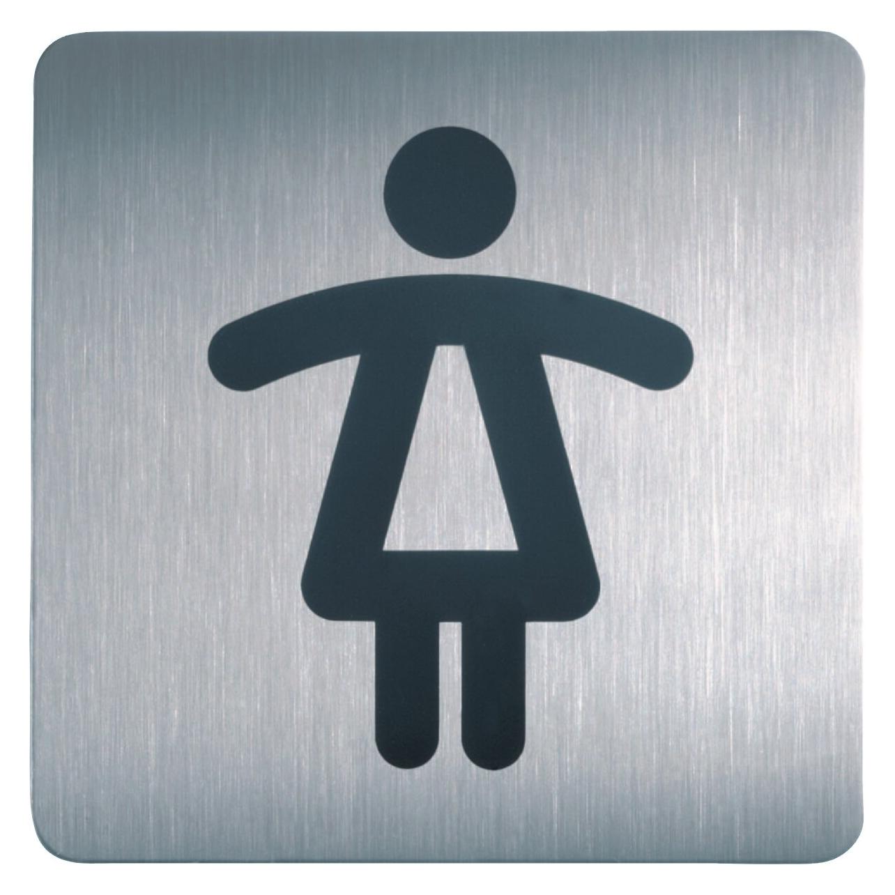 Durable Piktogramm "WC Damen" quadratisch 15,0 x 15,0 cm (495623)