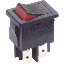 Arcolectric (Bulgin Ltd.) H8550XBAAA Wippschalter H8550XBAAA 250 V/AC 10 A 2 x Aus/Ein rastend 1 St.