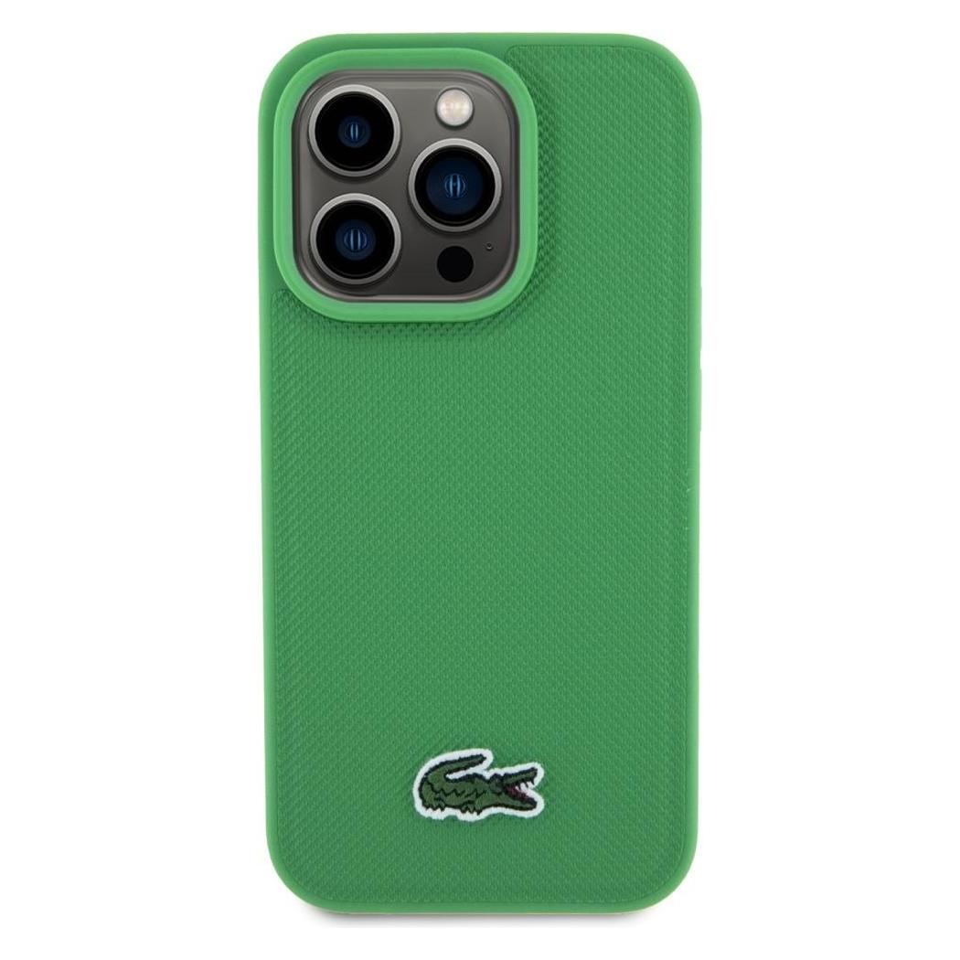 Lacoste Etui Iconic Petit Pique Crossbody Cord MagSafe do iPhone 15 Pro zielony (Apple iPhone 15 Pro) (54736796)