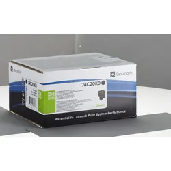 Lexmark Original Toner - schwarz (74C20K0) für CS720de/dte, CS725de/dte, CX725de/dhe/dthe