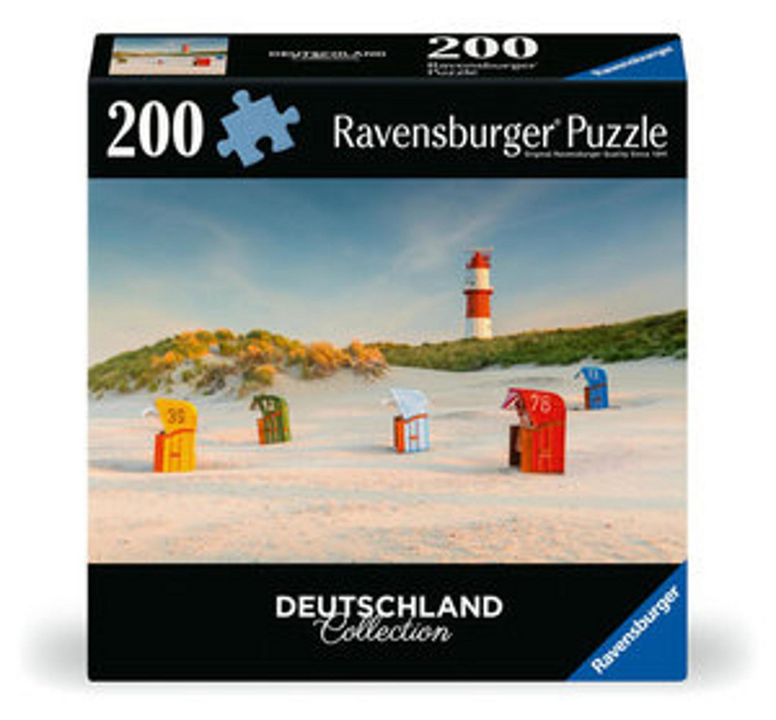 Ravensburger Puzzel Vuurtoren achter de duin op Borkum