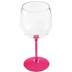 6 Mehrweg Cocktail Gläser Gin & Tonic pink Tritan 582ml Wiederverwendbar Kunststoff unzerbrechlich