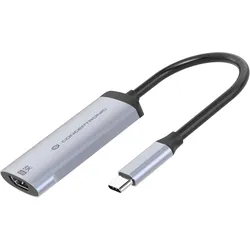 Conceptronic Adapter USB-C -> 2.1 HDMI Adapter 8K 60Hz grau, Video Adapter, Grau