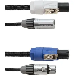 EUROLITE Kombikabel DMX P-Con/5 Pin XLR 3m