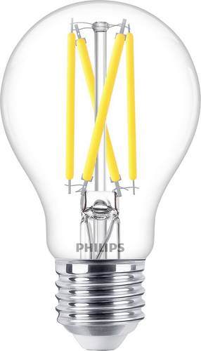 SIGNIFY - Philips MASTER - Glühbirne mit LED-Filament - Form: A60 - klar Finish - E27 - 5.9 W (Entsprechung 60 W)