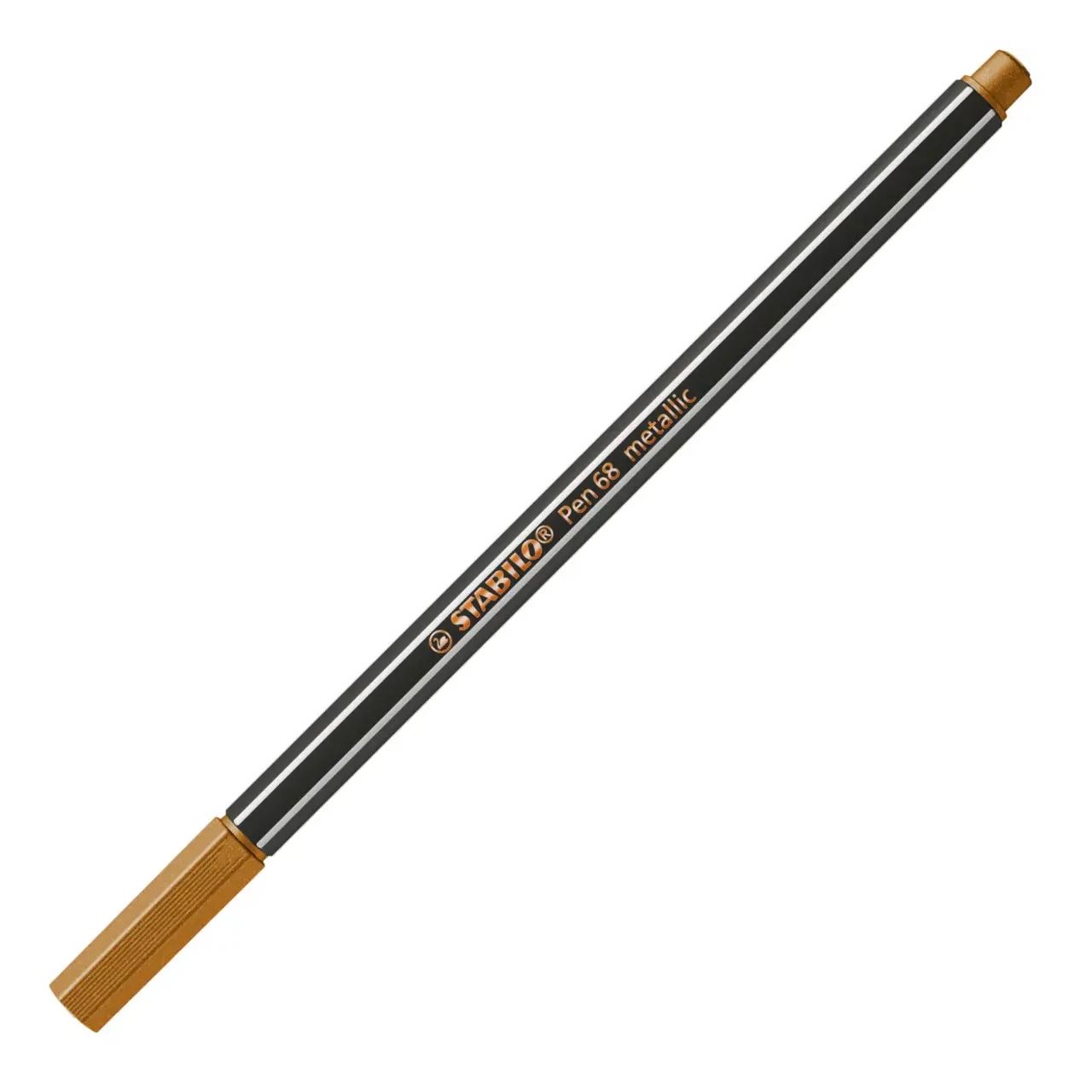 STABILO Pen 68 metallic Filzstift braun, 1 St.