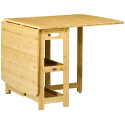 HOMCOM - Esstisch - 149,5 x 80 x 73,5 cm - naturholz