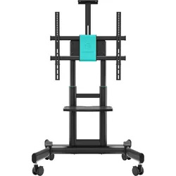 Mobiler TV-Ständer 50"-90", max. 101 kg, Schwarz TS1881