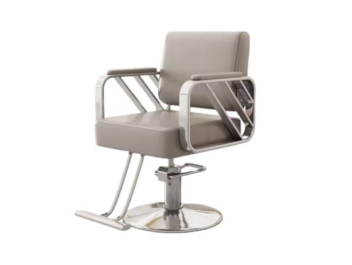Hydraulischer Friseurstuhl, Salonstuhl mit Fußstütze, um 360° drehbar Multifunktionaler Stuhl für Styling und Haarwäsche – geeignet für Friseure, Barbiere sowie Beauty-, Tattoo(G)
