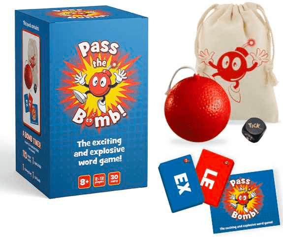 Pass the Bomb 2023 Edition Board Game for Family and Friends, Ages 8+, by Piatnik