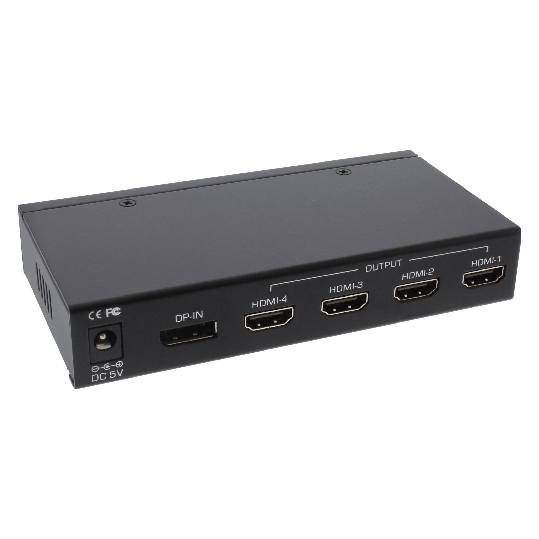 InLine Displayport zu HDMI 2x2 Videowand Splitter (57831I)