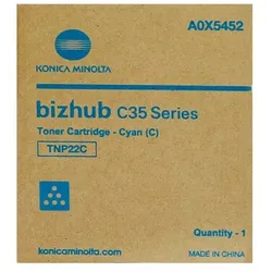 Konica Minolta TNP-22 (A0X5452) - toner, cyan