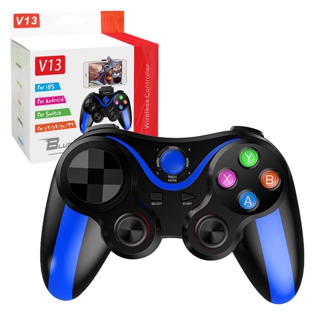 Techsuit - Wireless Controller (V13) - Bluetooth V4.0, 2.4G, 400mAh, Universal - Blue (56356033)