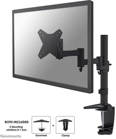 Neomounts Suporte de mesa FPMA-D1330 para monitor 10-30 (PRETO)