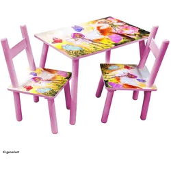 HTI-Line, Kinderstuhl + Kindertisch, Kindertischgruppe (Kindersitzgruppe)