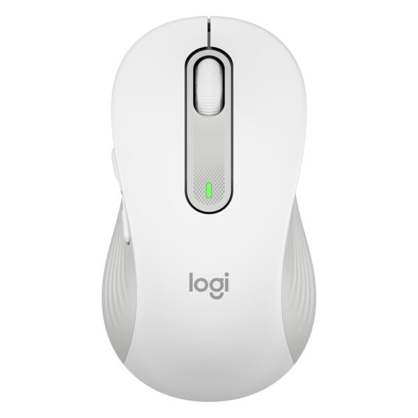 Logitech Signature M650L Large Off-White Wireless Maus für die rechte Hand (for Business) 910-006349