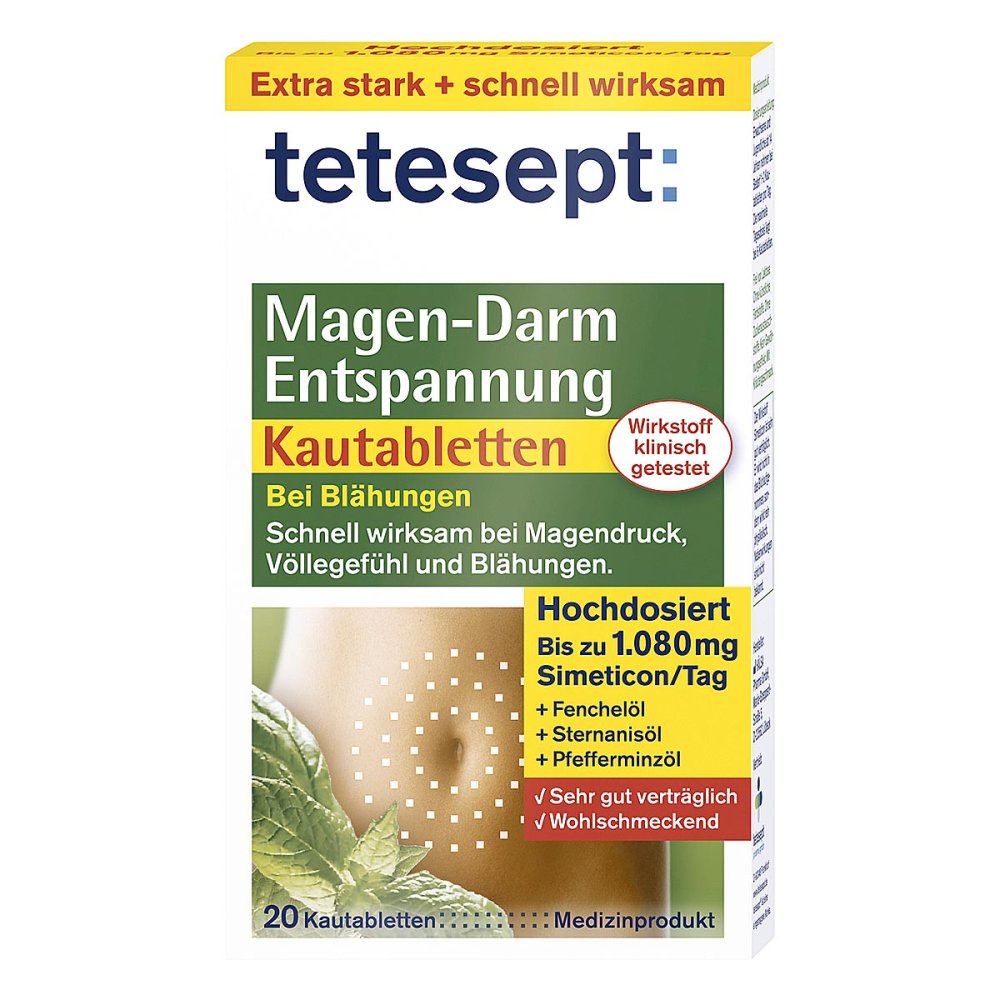 Merz Consumer Care GmbH Tetesept Magen-Darm Entspannung Kautabletten 08907030