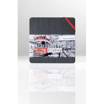 Hahnemühle Papier the ZigZag book, 14 x 14 cm, 300 g/m²