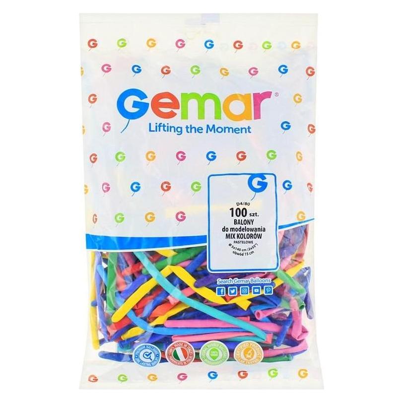 GMR Modelina, Animator Tuben - Farbmischung - Pastell - 100 Stk. Gute Qualität. Universal (100x) (35688213)