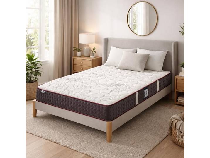 Matelas Goldplus 24cm mousse haute densité haute adaptabilité ergonomique indépendance du couchage réversible