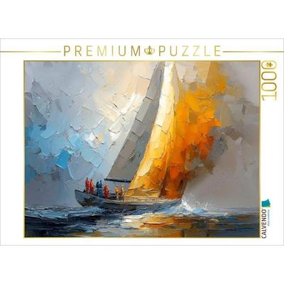 CALVENDO Puzzle Starker Wind ermöglicht große Geschwindigkeit | 1000 Teile Lege-Größe 64x48cm Foto-Puzzle für glückliche Stunden, Sonstige von ,