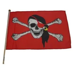 Invento, Fahne, Pirate 45x30 cm (x12) (45 x 30 cm)