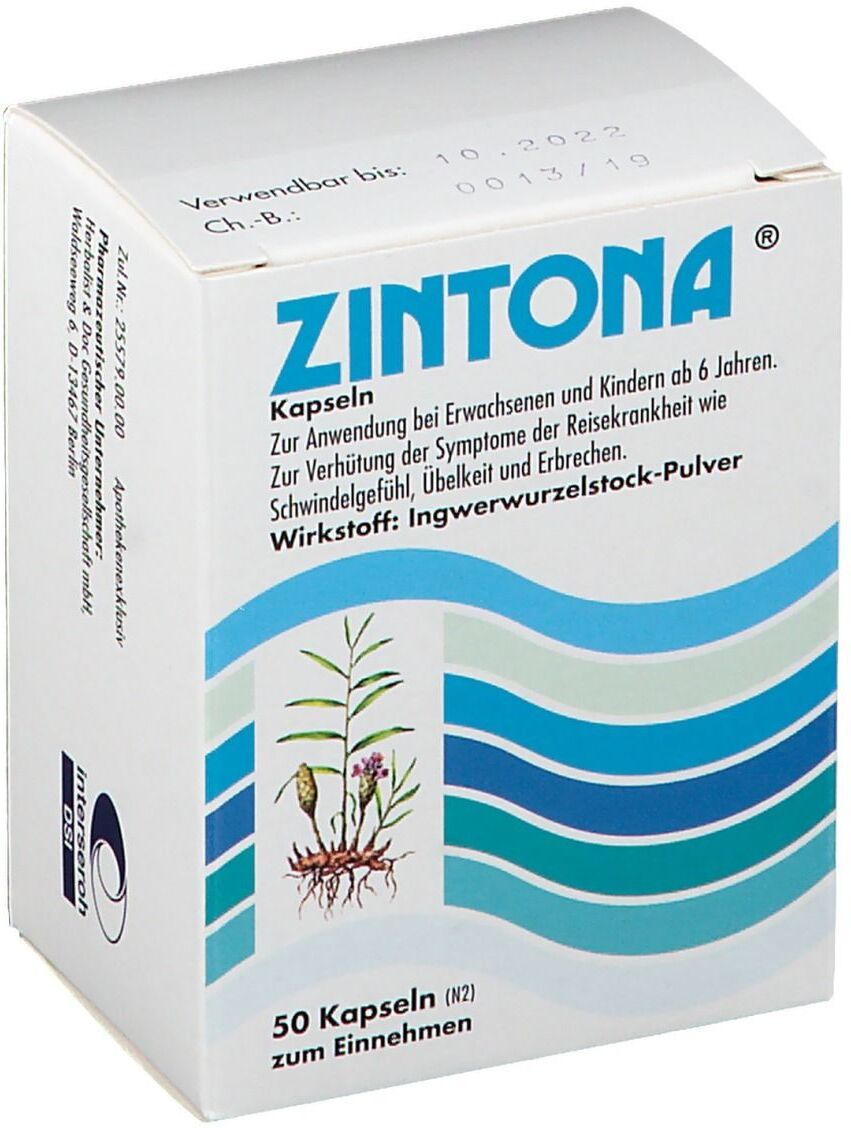 Zintona Kapseln 50 St Hartkapseln