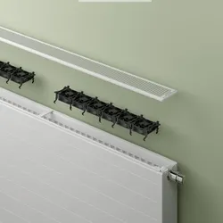 Kermi x-flair Line-Kompaktheizkörper, Typ 22, RAL 9016 seidenglanz, 405x1005x102 mm, 10 bar, mit Abdeckung, Wärmeleistung 540 Watt