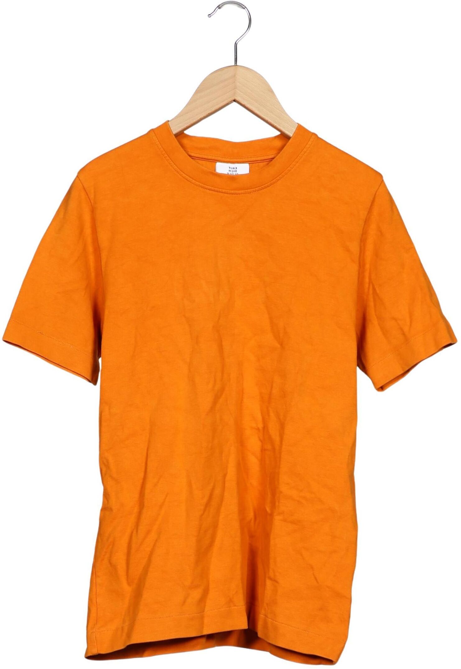 Kauf dich glucklich Damen T-Shirt, Orange, Gr. M, Baumwolle / Elasthan - Second Hand