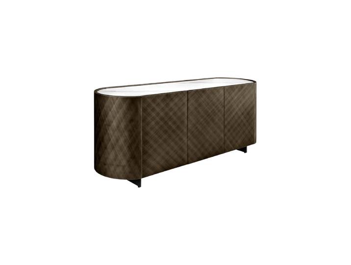 Design Sideboard „Reflection“ mit Keramikplatte Marmor Bronze finish Invicta Interiors