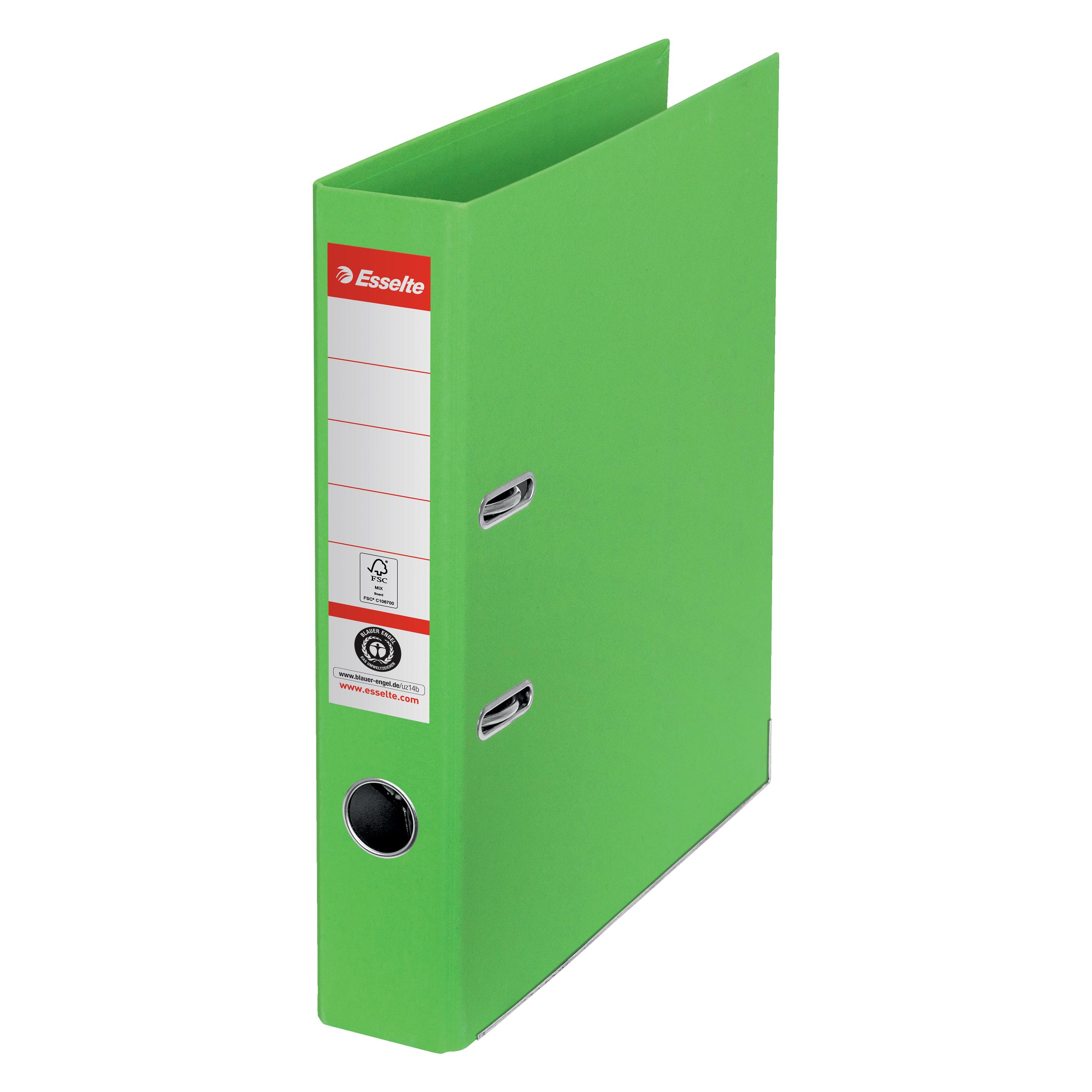 Esselte 627574, A4, Lagerung, Karton, Grün, 350 Blätter, 80 g/m² (A4, 50 mm, 1 Stk.) (627574)